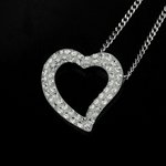 SWAROVSKI（スワロフスキー） ペンダント 1071200 ネックレス シルバー ハートモチーフ