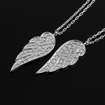 SWAROVSKI（スワロフスキー） 1081975 ネックレス シルバー ダブルペンダント ペア