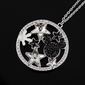 SWAROVSKI（スワロフスキー） 1112905 ネックレス シルバー ミッキーマウス パヴェ