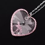 SWAROVSKI（スワロフスキー） 1126268 ネックレス  ピンク ハートモチーフ