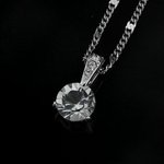 SWAROVSKI（スワロフスキー） 1800045 ネックレス シルバー クリスタルチャトン ソリテールペンダント
