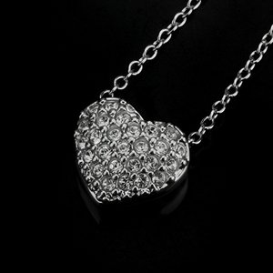 SWAROVSKI（スワロフスキー） 1809006 ネックレス シルバー ハートモチーフ