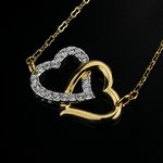 SWAROVSKI（スワロフスキー） 1062709 ブレスレット ゴールド ハートモチーフ ゴールデンシャドウ・クリスタル