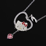 SWAROVSKI(スワロフスキー) 1120601 ネックレス シルバー ハローキティ リンゴ