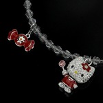 SWAROVSKI(スワロフスキー) 1120584 ブレスレット シルバー+レッド  ハローキティ キャンディー