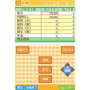 ニンテンドーDS ESSEしっかり家計簿DS