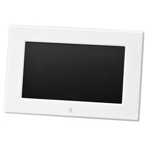 GREENHOUSE(グリーンハウス) 7型ワイド液晶デジタルフォトフレーム LEDバックライト搭載 GHV-DF7DW ホワイト - 拡大画像