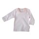 PUREBABY（ピュアベビー）　ベビー服　イージーネック長袖Tシャツ　PE3　ペールピンクストライプ　サイズ　0