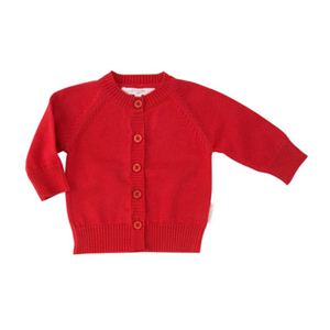 PUREBABY（ピュアベビー） ベビー服 カーディガン PE36 レッド サイズ 00(402979)