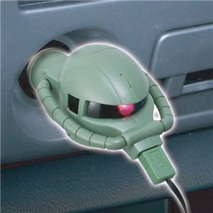 SEIWA（セイワ） 車載用 DCチャージャー モノアイが光る！量産型ザク カーチャージャー for スマートフォン microUSB GC28