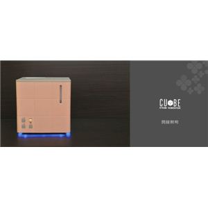 Apix（アピックス） スチーム式アロマ加湿器 CUBE AHD-031-PK ピンク（PK）