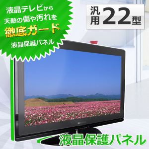 SunRuck(サンルック) 22型用 液晶テレビ保護パネル グレアパネル ITG-22G