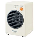 TEKNOS ミニセラミックヒーター 300W  TS-300 ホワイト