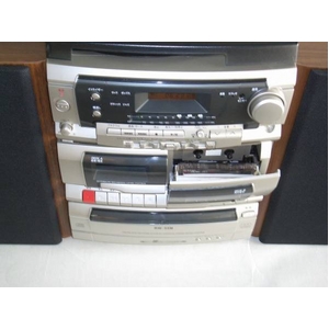 マルチコンポ レコードプレイヤー ステレオダブルカセット