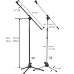 マイクスタンド ブームタイプ 【ブラック】 MBCS/BK