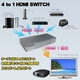 MotionTech（モーションテック） HDMI SWITCH 4×1 ブラック SW402-BK （リモコン付）