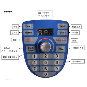 LaLaモーション ロールアップピアノ MT-RP100 写真2