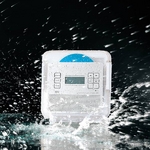 TWINBIRD 充電式防水CDプレーヤー CDザバディ （シルバー） AV-J189S