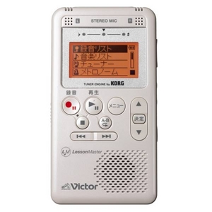 Victor(ビクター) ポータブルデジタルレコーダー XA-LM1 (ホワイト) XA-LM1-W - 拡大画像