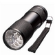 LEDライト 懐中電灯 LED9個で明るい! 強力 9灯式LEDパワーライト (ブラック) YC-LED9