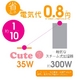 PRISMATE（プリズメイト） アロマ対応 超音波式加湿器 Cute ver2 BBH-36-BL ブルー 容量1.8L 6畳対応 - 縮小画像2