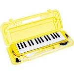 カラフル32鍵盤ハーモニカ MELODY PIANO P3001-32K イエロー