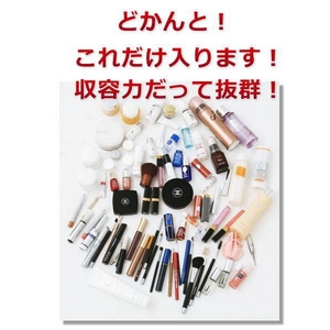 メイク（コスメ）ボックス!3面鏡付き クリーミーイエロー 通販売上2万セット突破!選べる5色!