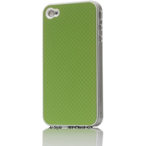 Ai-Style Series iPhone4 ハードケース 【Ai4-Check-GN】 Type Check GN(グリーン)