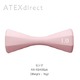 ATEX（アテックス） ルルド ダンブル　AX-KS400pk / ピンク　1kg - 縮小画像1
