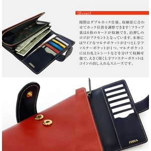 FUUCA(フウカ) 日本製本革財布(レザーウォレット) キャメル