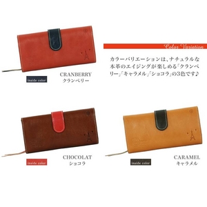 FUUCA(フウカ) 日本製本革財布(レザーウォレット) チョコレート