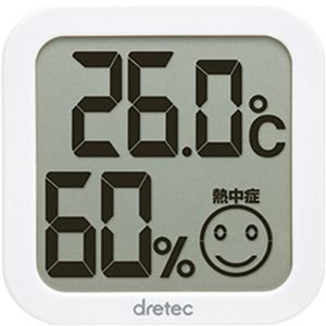 O-271WT デジタル温湿度計 ホワイト 商品画像