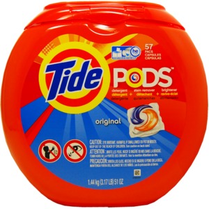 洗濯用洗剤 ＴＩＤＥ ＰＯＤＳ（タイドポッズ）オリジナル51oz(57回分）