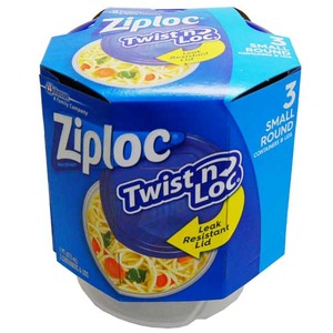 Ziploc コンテナ ツイストロック ラウンド Sサイズ 3P 【2個セット】 商品写真