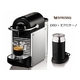 NESPRESSO（ネスプレッソ）　エスプレッソマシーン　PIXIE（ピクシー）　アルミ　D60ALA3B　エアロチーノ（ミルク...