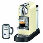 NESPRESSO（ネスプレッソ） エスプレッソマシーン CitiZ（シティズ） クリーム バンドルセット D110CWA3B