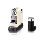 NESPRESSO(ネスプレッソ) エスプレッソマシーン CitiZ(シティズ) クリーム D110CWA3B エアロチーノ(ミルク加熱泡立て器)付き