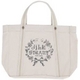 JILL STUART（ジルスチュアート） ラメロゴキャンパストートバッグ（ホワイト）