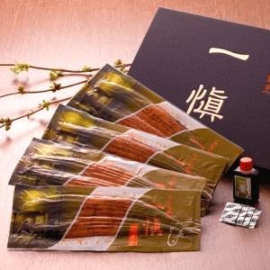 【お中元用 のし付き（名入れ不可）】【愛知県産うなぎ使用】うなぎ割烹「一愼」特製うなぎ長蒲焼約140g×4尾（たれ、山椒セット）