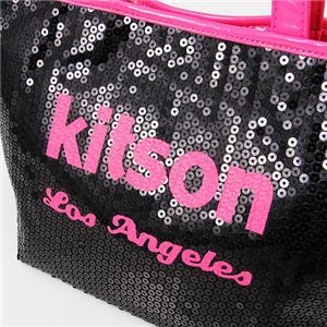 kitson(キットソン) ネオン スパンコール ミニトートバッグ Pink