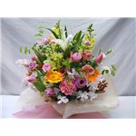【2010年母の日限定】アレンジ花束「四季の彩り」 5月旬のお花がいっぱい