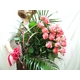生花 20本ピンクバラ花束 - 縮小画像1