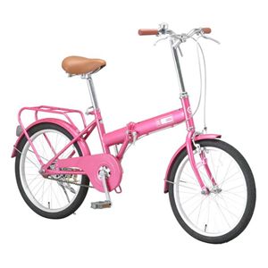 Raychell（レイチェル） 折り畳み自転車 20インチ 09 OF-20R-P ピンク - 拡大画像