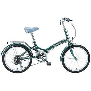 MYPALLAS（マイパラス） 折り畳み自転車 20インチ M-30-GR モスグリーン - 拡大画像