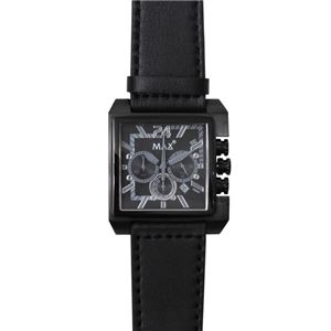 MAX XL WATCHES（マックスエックスエルウォッチ） 5-MAX527 SQUARE（2013 New Model） レザーベルト腕時計