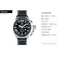 MAX XL WATCHES（マックスエックスエルウォッチ） レザーベルト腕時計 55ミリ 5-MAX361 ブラックフェイス