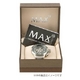 MAX XL WATCHES（マックスエックスエルウォッチ） レザーベルト腕時計 55ミリ 5-MAX361 ブラックフェイス 写真3