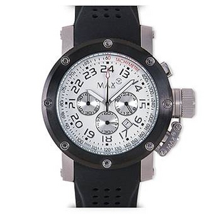 MAX XL WATCHES（マックスエックスエルウォッチ） ラバーベルト腕時計 5-MAX426 47ミリ ブラック
