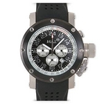 MAX XL WATCHES（マックスエックスエルウォッチ） ラバーベルト腕時計 5-MAX424 47ミリ ブラック×ブラック