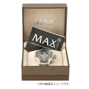 MAX XL WATCHES（マックスエックスエルウォッチ） ラバーベルト腕時計 5-MAX424 47ミリ ブラック×ブラック